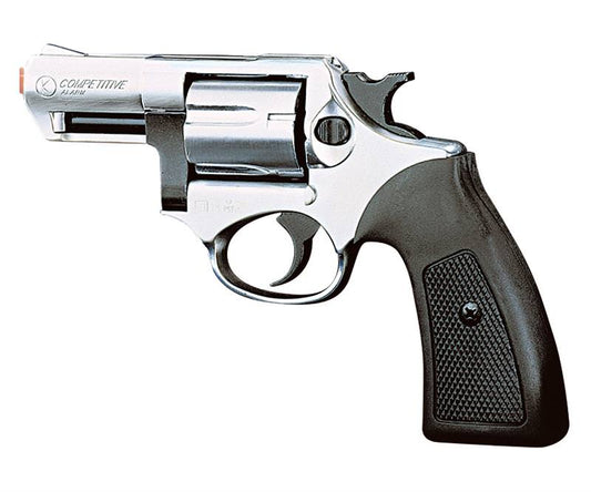 Kimar COMPETITIVE Nickel Finish 9mm Front Firing Blank Revolver 2" Barrel