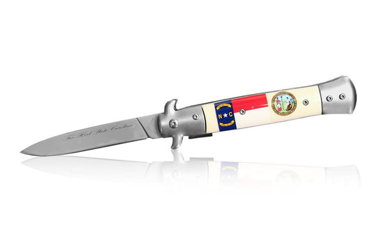 Pocket Knife Stilleto North Carolina Spring Assisted Knife