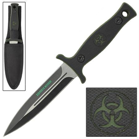 Onslaught Zombie Killer Full Tang Boot Knife 9 Inch Overall