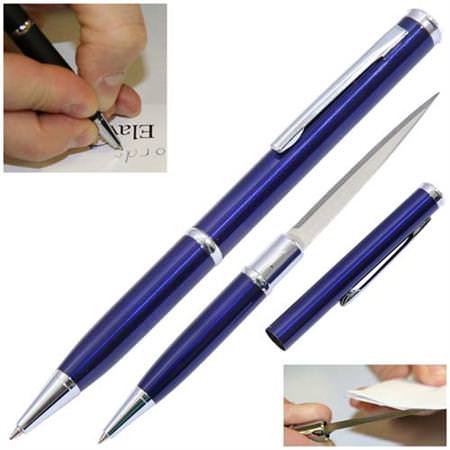 Elegant Executive Letter Opener Pen Knife Blue - TOPHATTER'S ARMORY DEALS