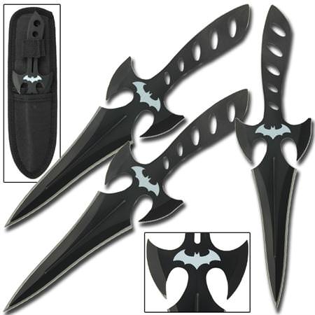 Midnight Vengeance 3 Piece Throwing Knife Set - TOPHATTER'S ARMORY DEALS