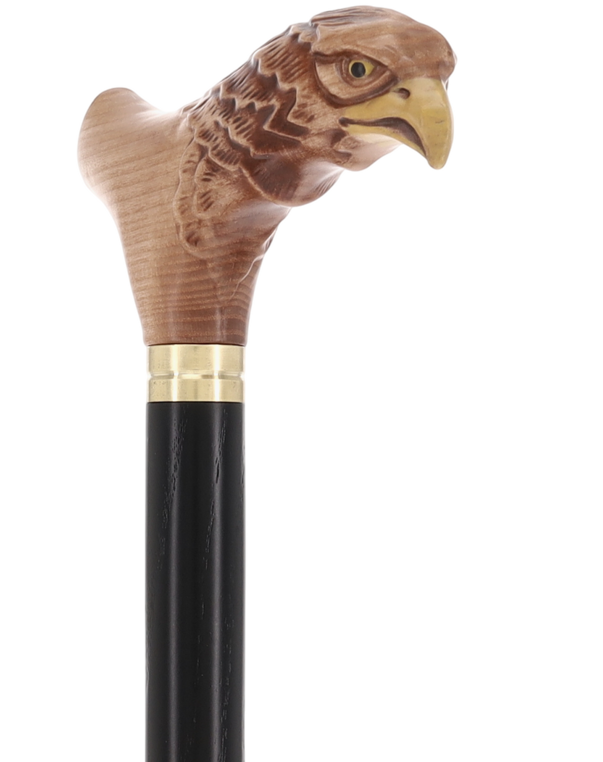 Bald Eagle US Patriotic Walking Cane | Hand-Carved Ash Wood by GC-Artis