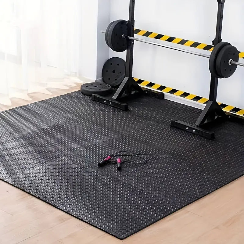 10pcs EVA Splicing Fitness Mats - Soft, Solid Color, Non-Slip, Waterproof
