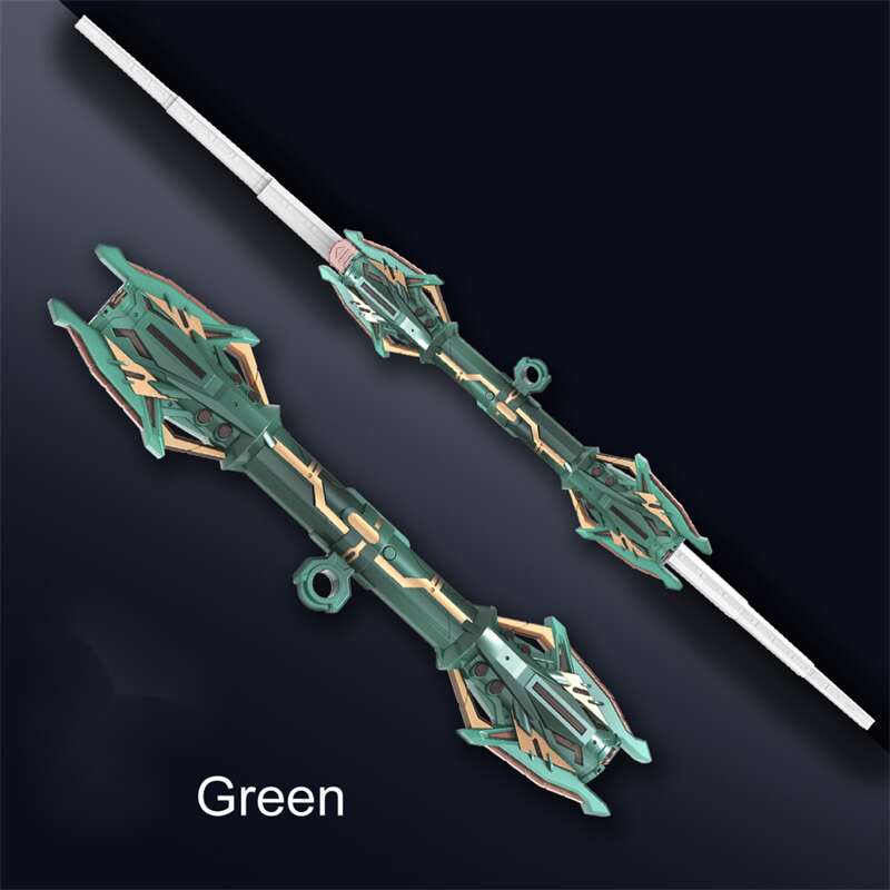 GS257-Double-head Rotatable Flash Lightsaber Telescopic Sword