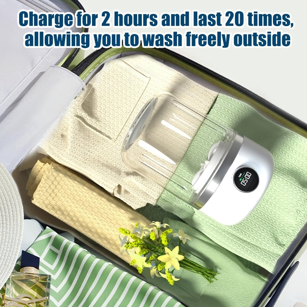 Portable Mini Rechargeable Washing Machine