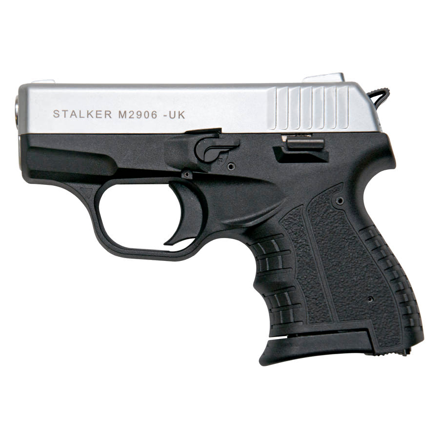 Stalker M2906 Silver Finish - 9mm Blank Firing Replica Zoraki Gun