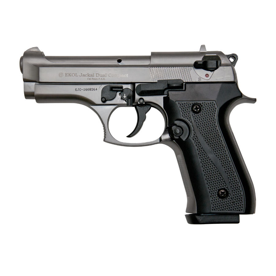 Jackal Compact Fume Finish - Full Auto Machine Gun Blank Pistol - TOPHATTER'S ARMORY DEALS