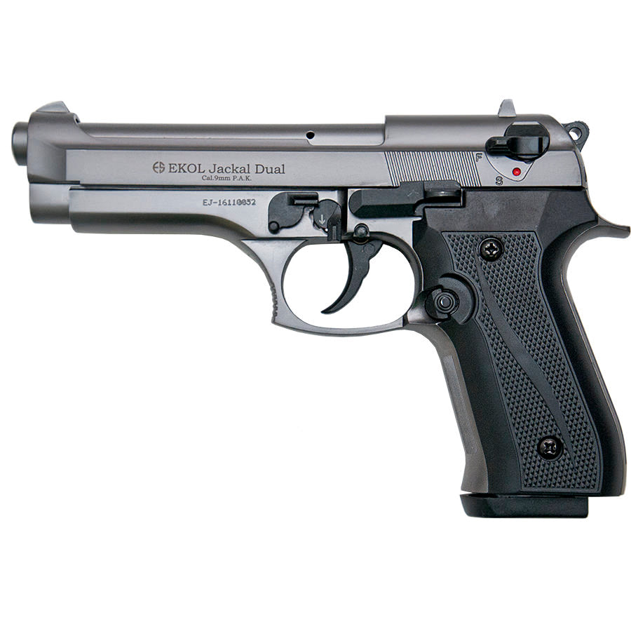 Jackal Full Automatic Blank Firing Machine Gun Fume Finish - TOPHATTER'S ARMORY DEALS