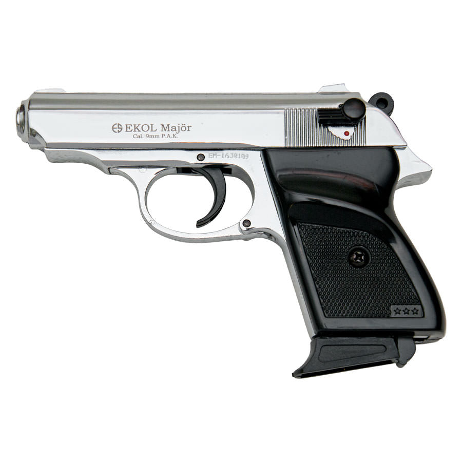 MVP Blank Firing Replica Gun - Chrome Finish - TOPHATTER'S ARMORY DEALS