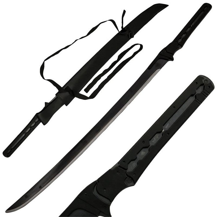 Rising Metal Revengence Raiden Carbon Steel Functional Gear Sword Black