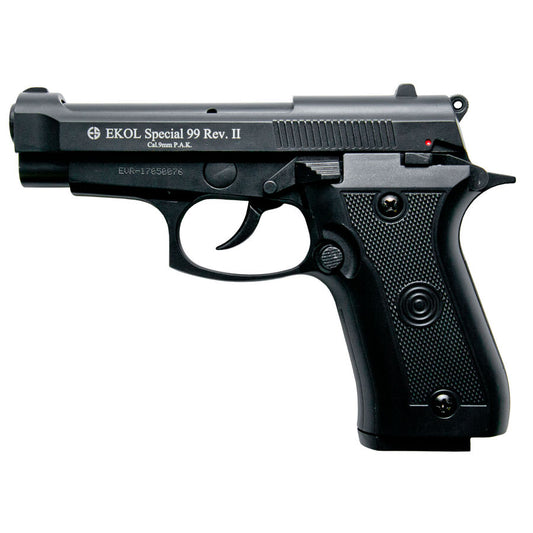 Special 99 REV2 Blank Firing Gun Matte Black Finish
