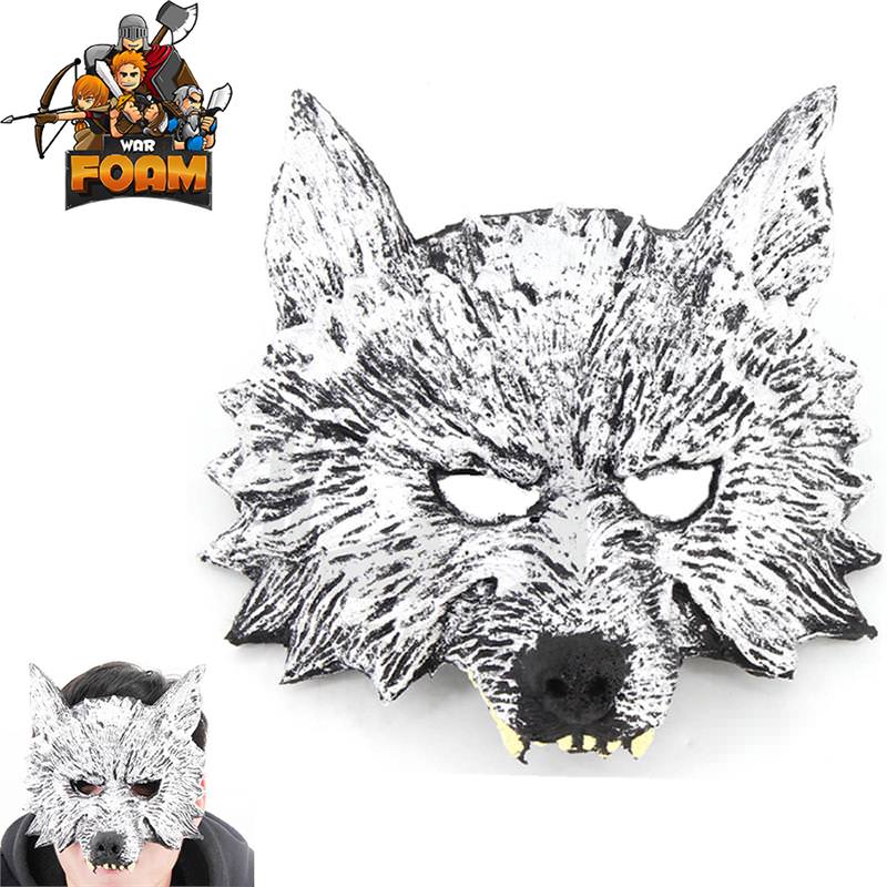 Wolf Head Mask for Costume Cosplay Halloween Masquerade - TOPHATTER'S ARMORY DEALS