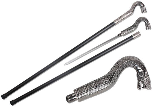 King Cobra Stylish Walking Cane Sword