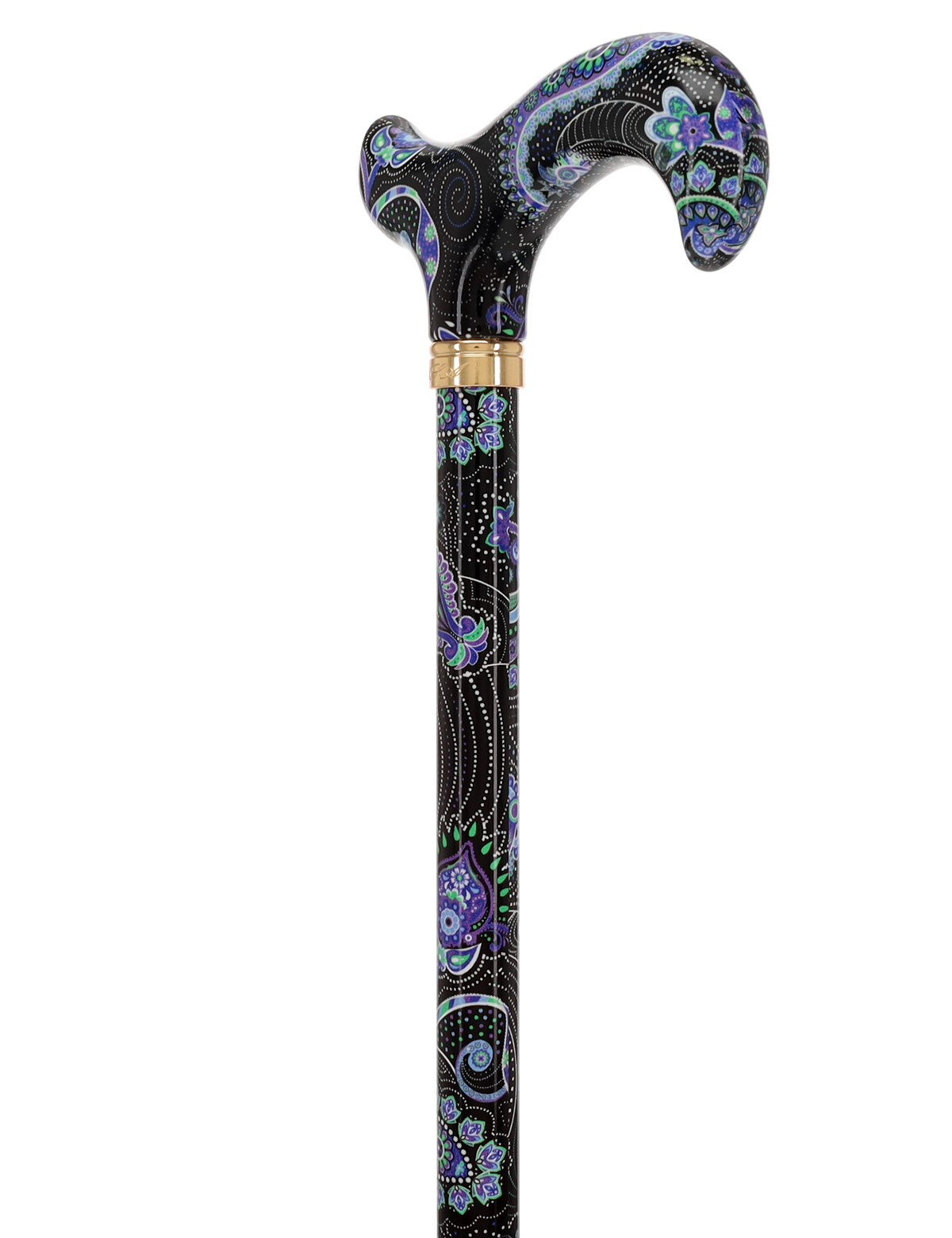 HD Pattern Designer Cane - Matching Handle & Shaft - Durable Adjustable Aluminum
