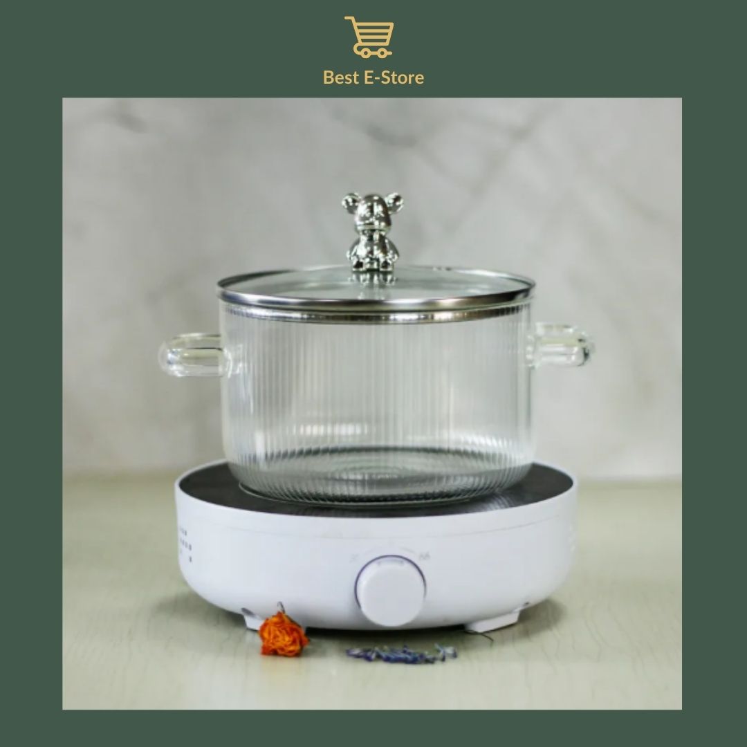 🌟Light Luxury Borosilicate Pot Collection: Sophistication Meets Functionality🍵
