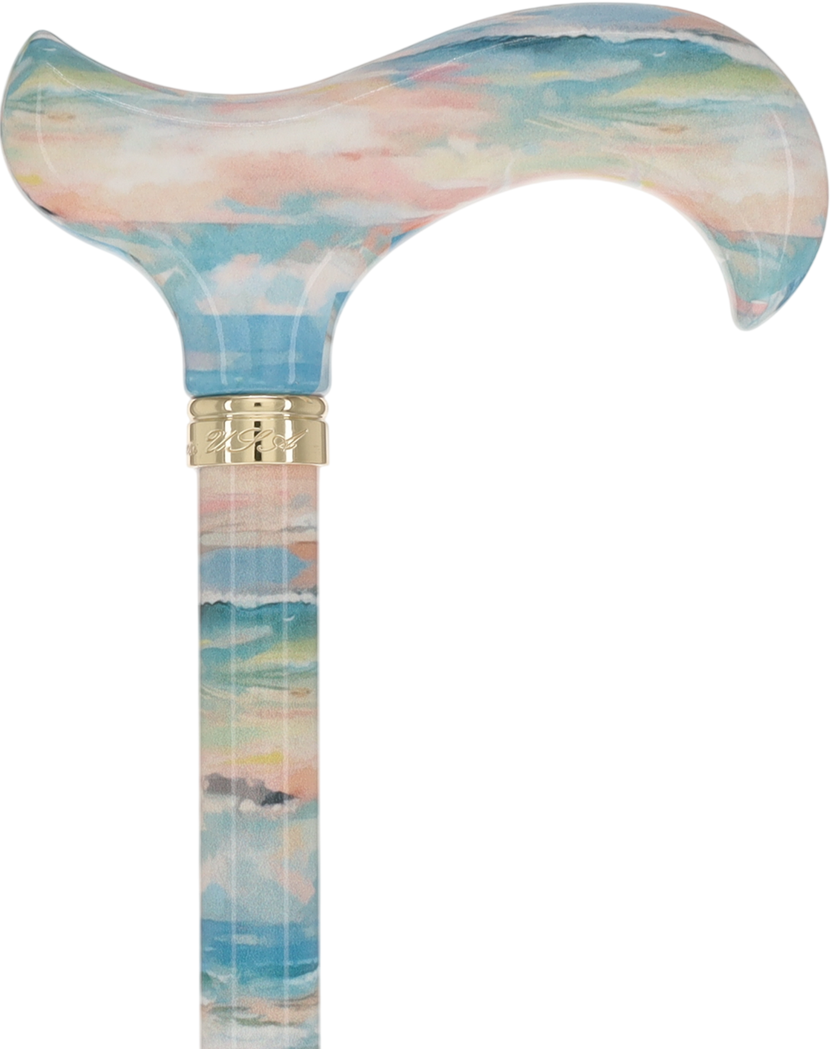 HD Pattern Designer Cane - Matching Handle & Shaft - Durable Adjustable Aluminum