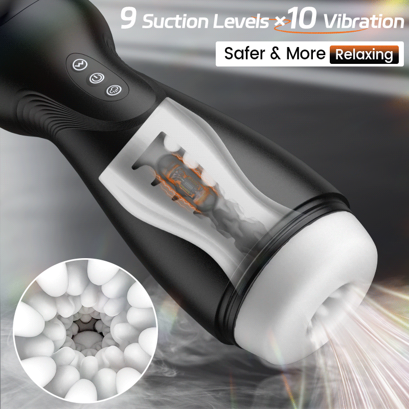 SolaceX - Intense Suction & Vibration Pleasure Male Stroker Masturbator