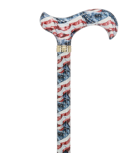 HD Pattern Designer Cane - Matching Handle & Shaft - Durable Adjustable Aluminum