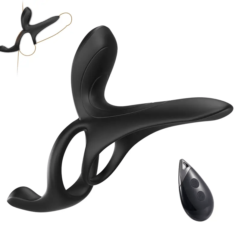 Speedy - 9 Vibration Penis Ring for Perineum, C-spot and G-spot 3 in 1 Stimulation - Vibrator product image for intimate well