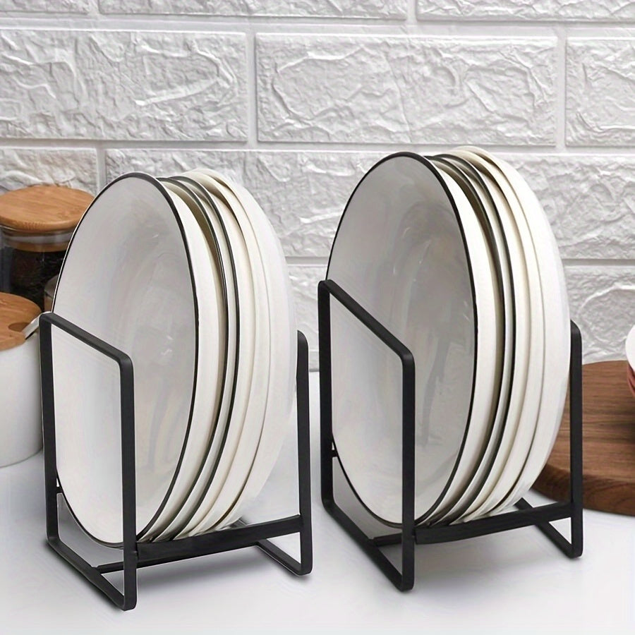 Space-Saving Dish Rack Stainless Steel (2pcs)