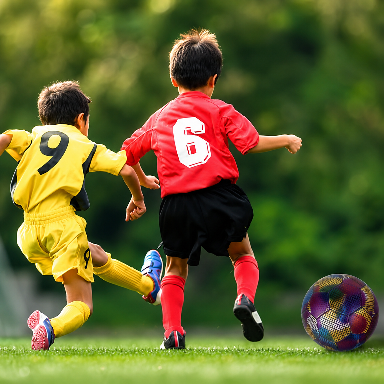 Reflective Rainbow Soccer Ball – The Ultimate Wow Gift for Kids