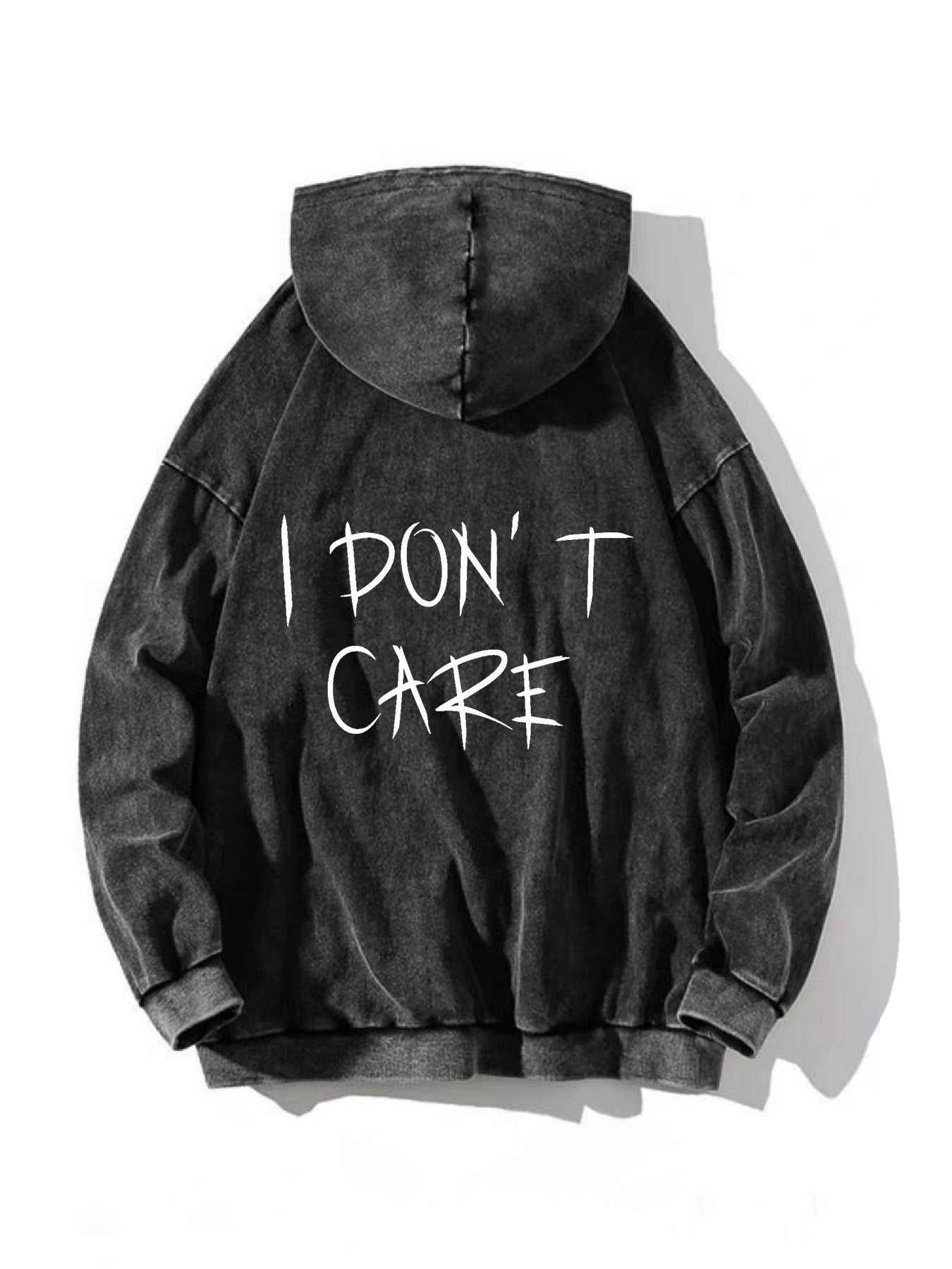 Vintage Graffiti Letter Print Hoodie