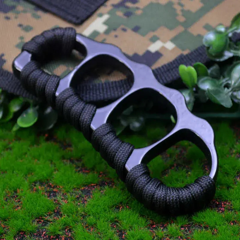Brass Knuckles Ring Bracelet, Pea Pod Design, Finger Tiger Fist Buckle-GS133