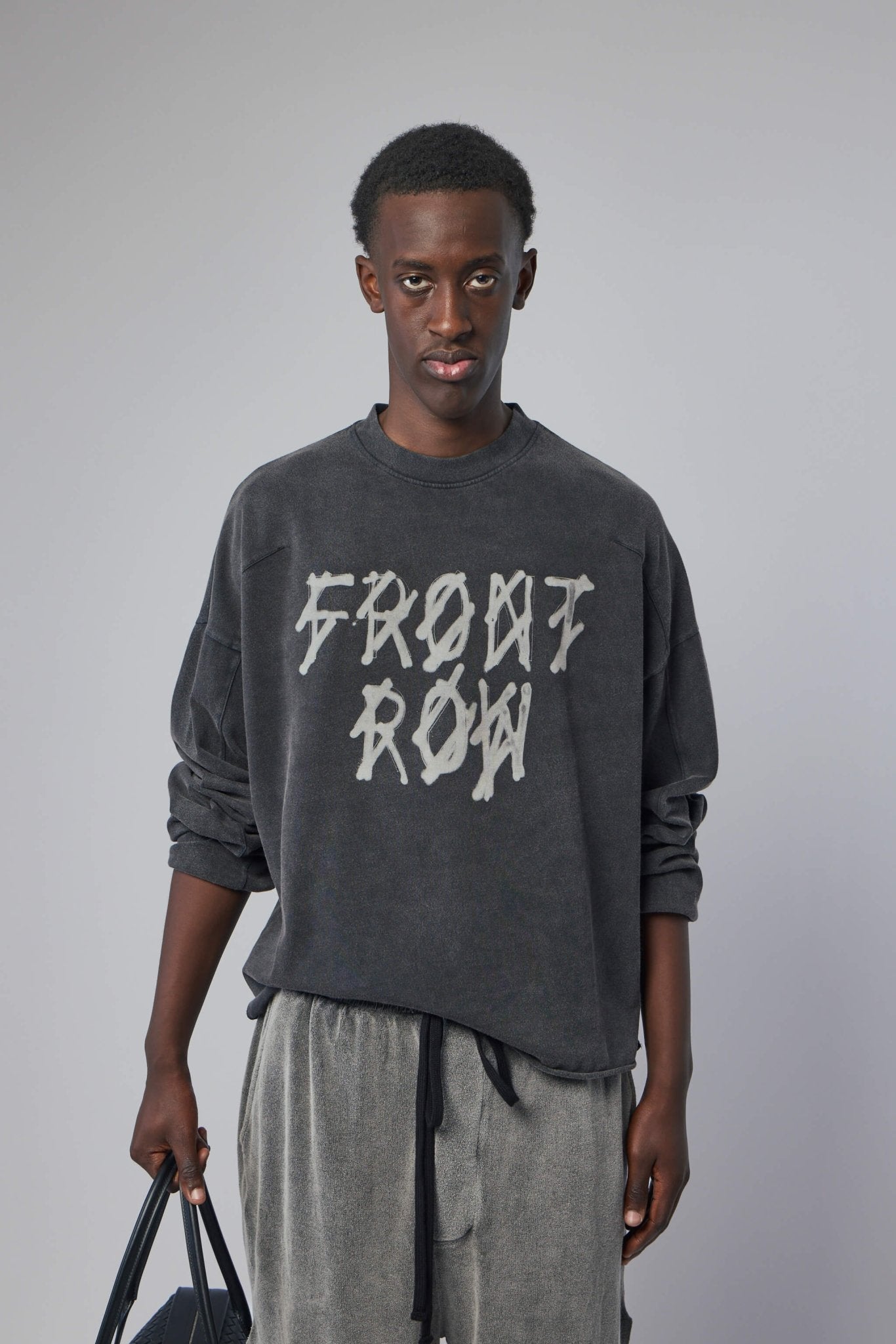 Longsleeve Tee Smudge Black + 44 Graff Dirty White