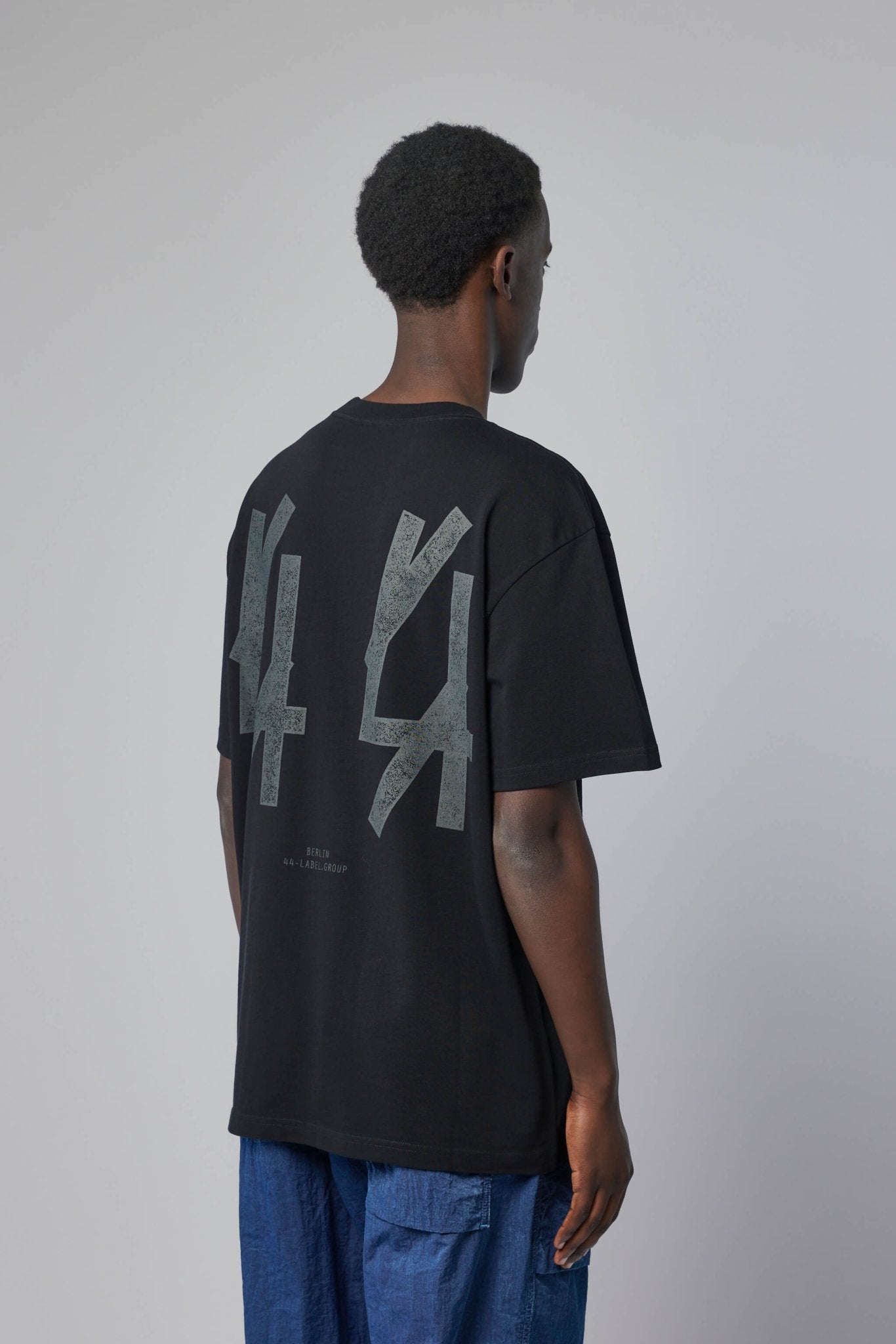 Tee Jersey Black + Blacklisted Antracite