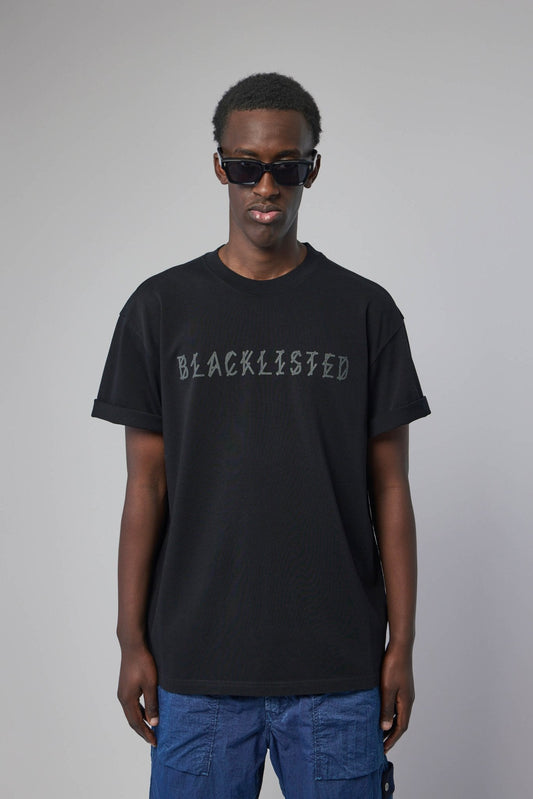 Tee Jersey Black + Blacklisted Antracite