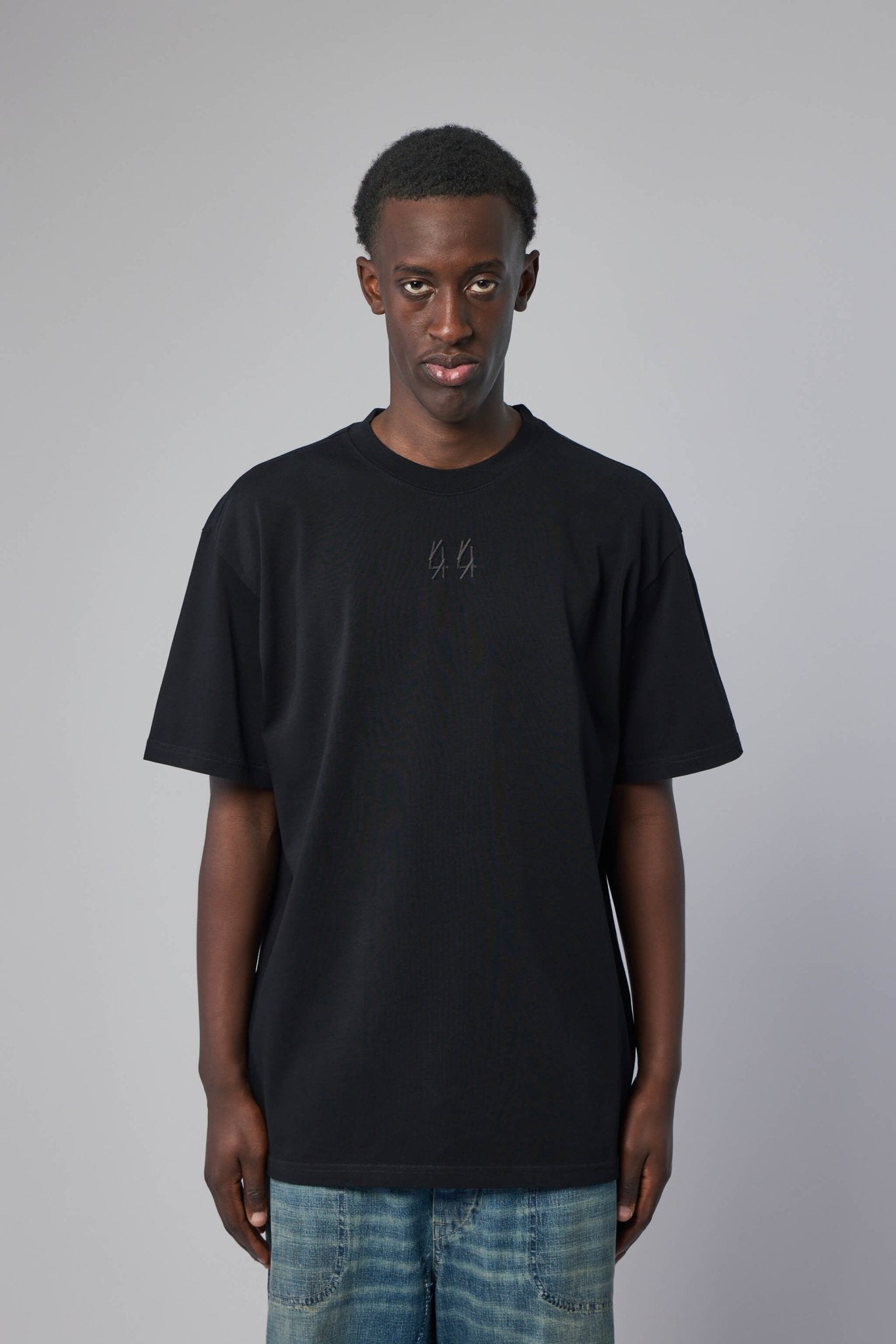 Tee Jersey Black + Dmth Antracite