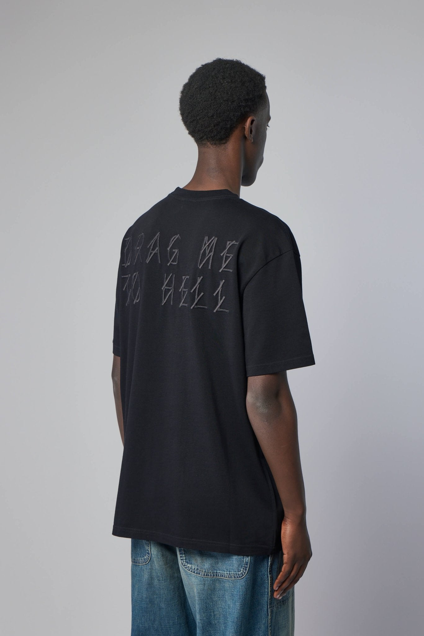 Tee Jersey Black + Dmth Antracite