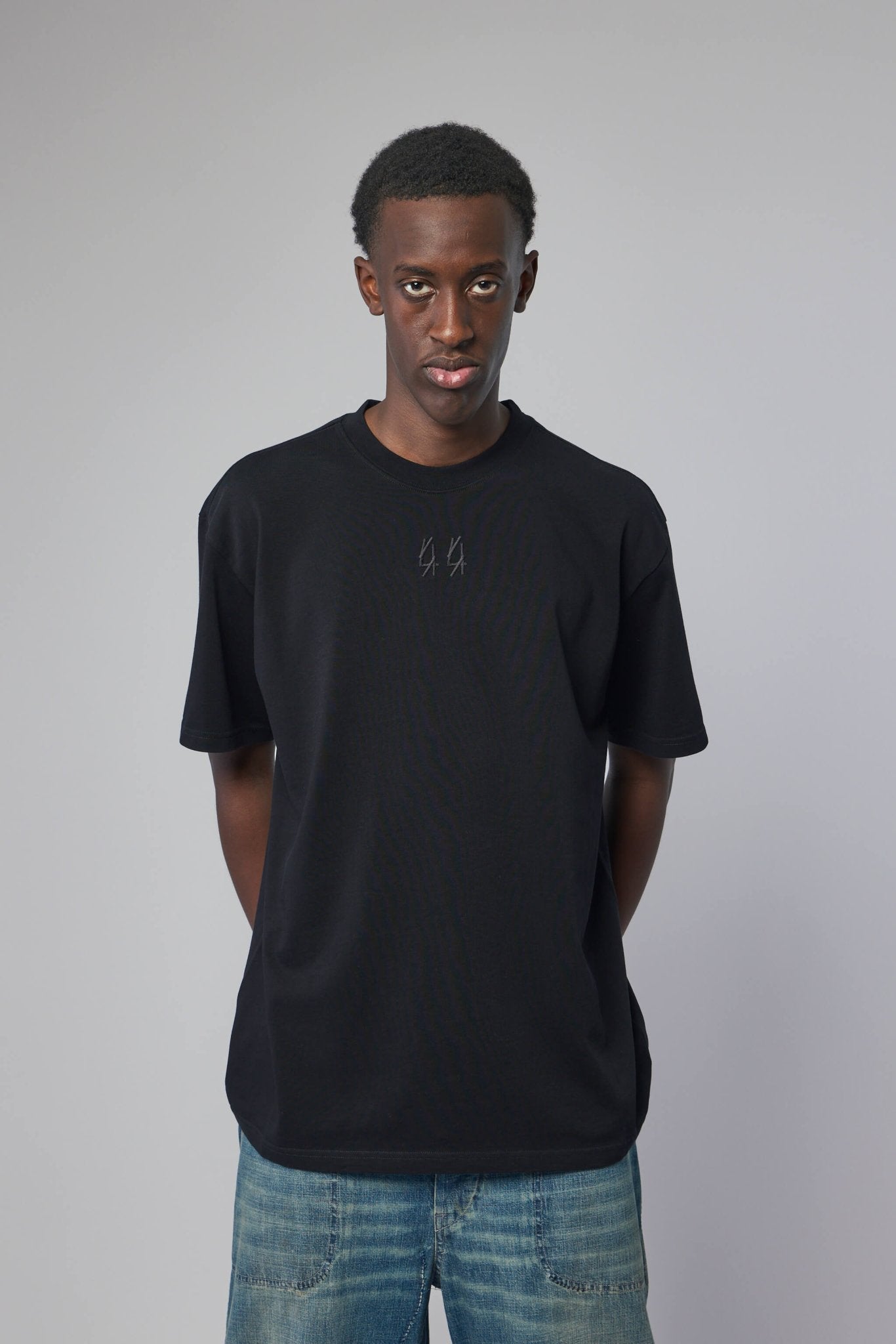 Tee Jersey Black + Dmth Antracite