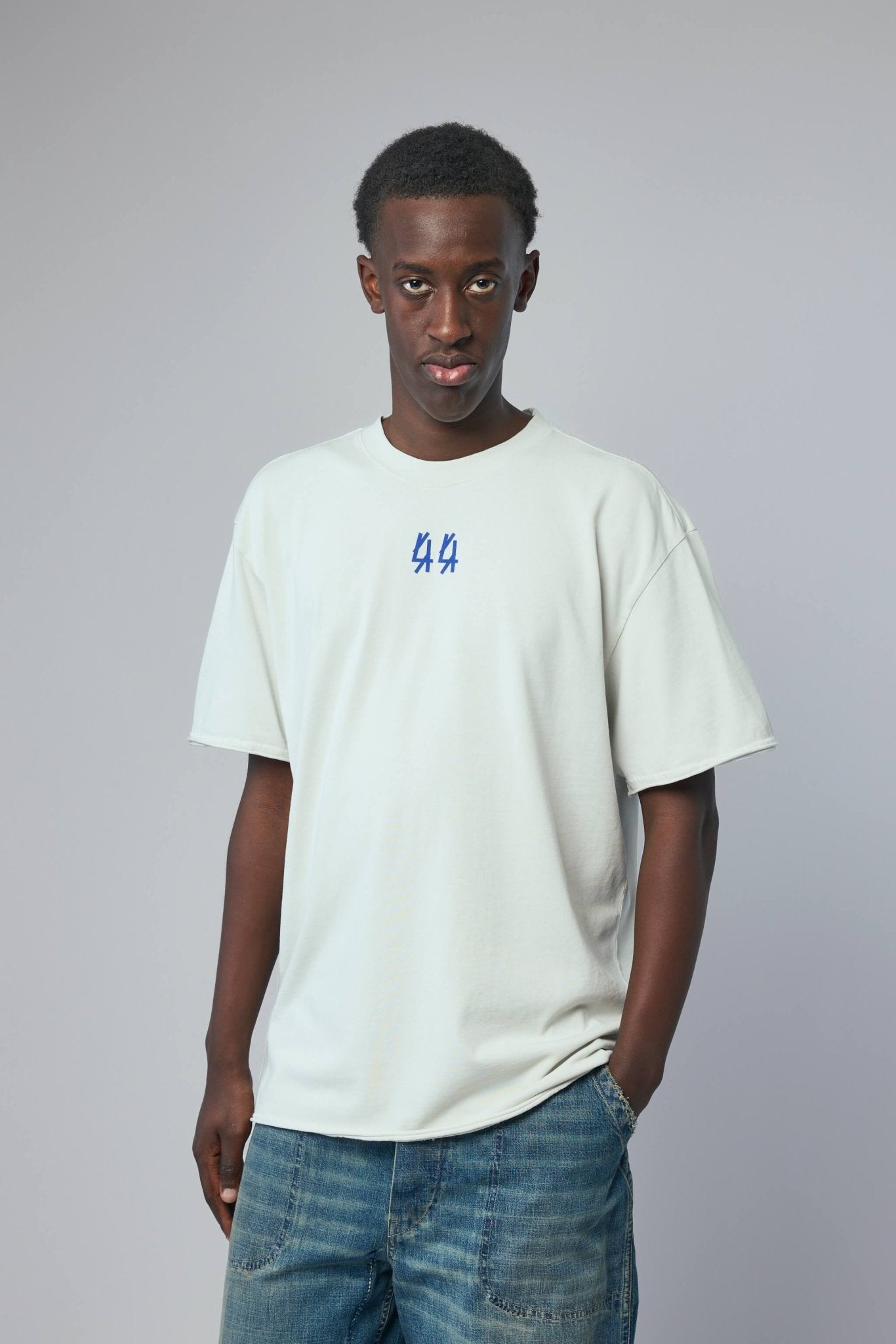 Tee Jersey Blint + 44 Stamp Sapphire