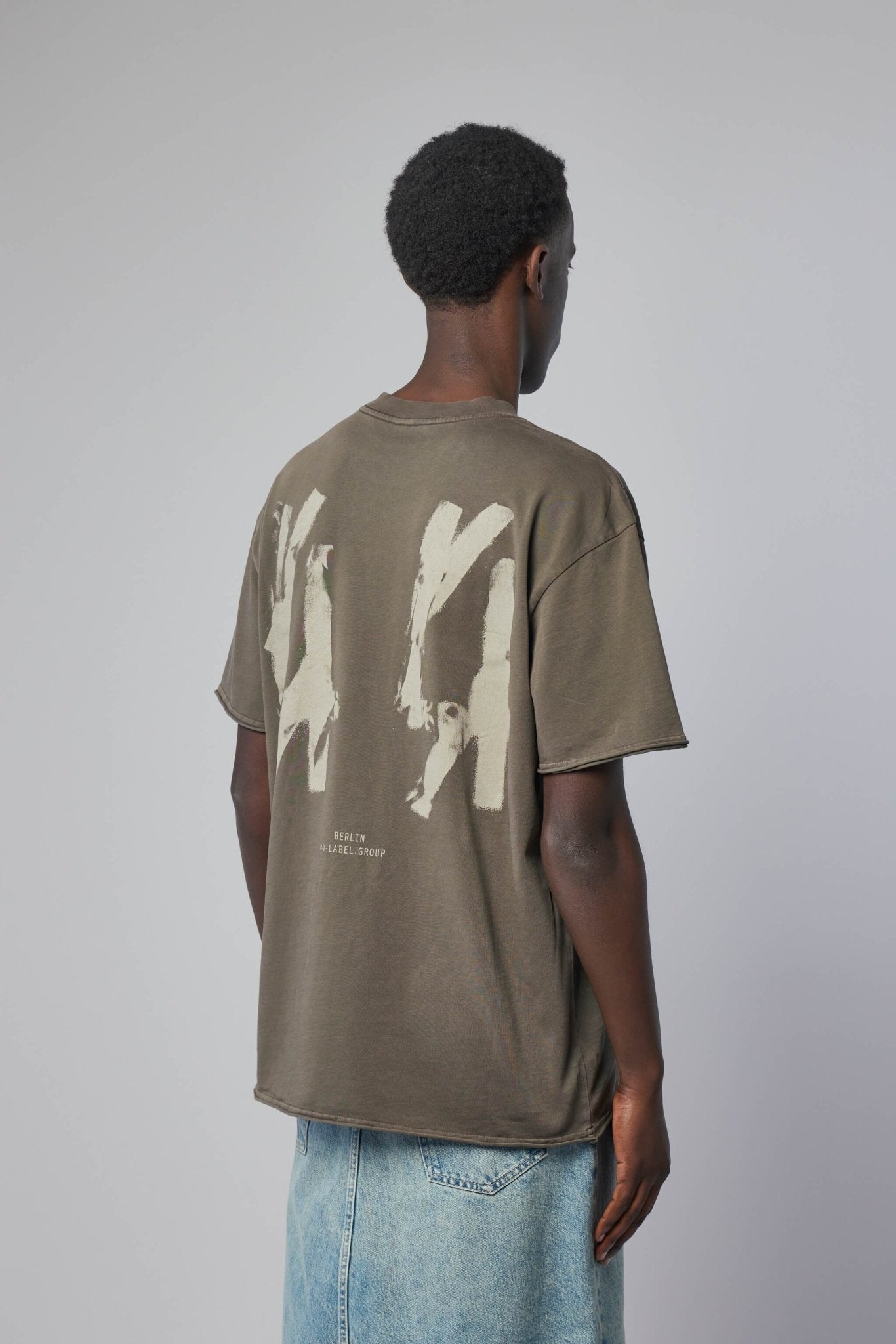 Tee Jersey Granite + 44 Stamp Dirty White