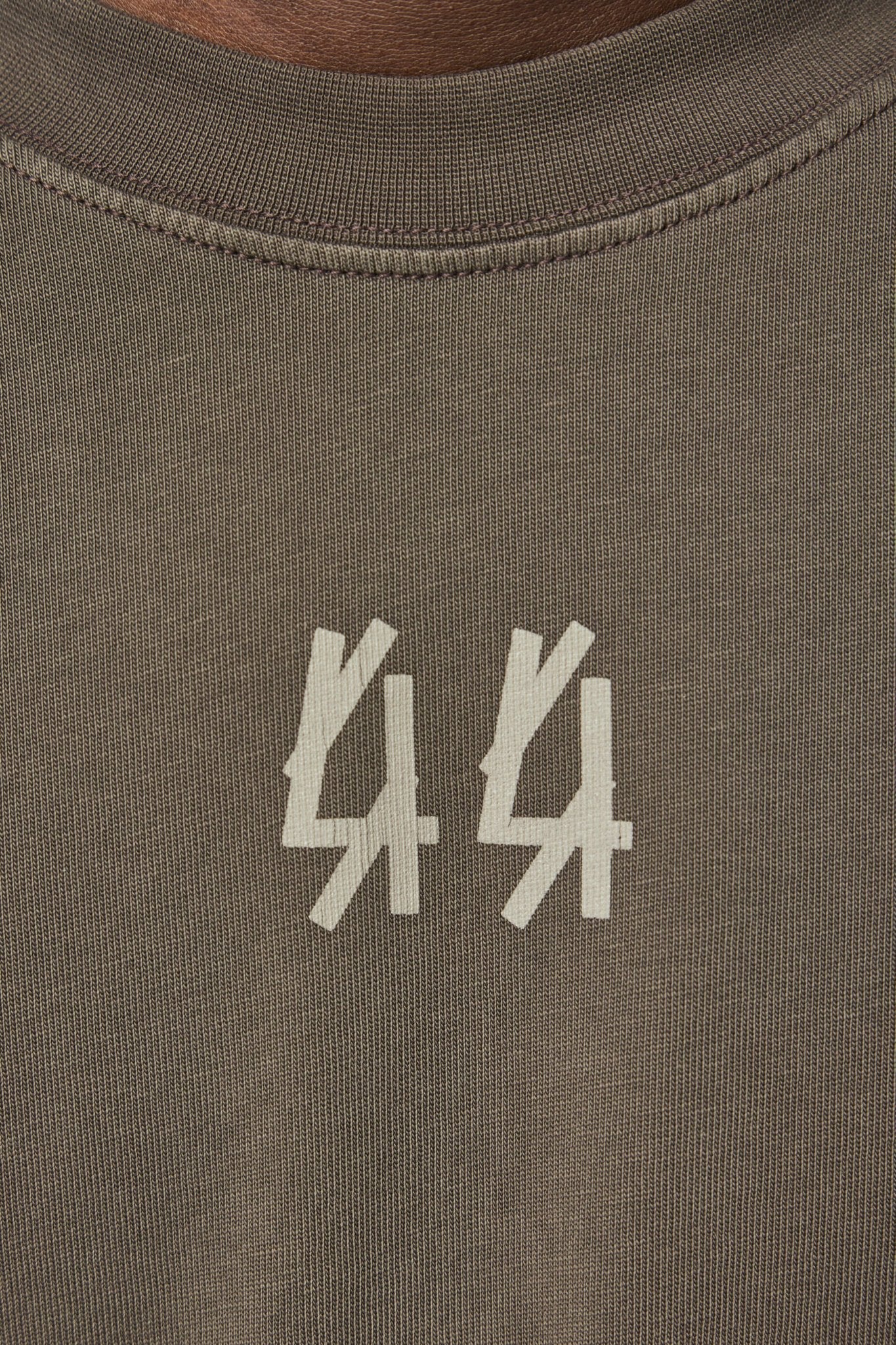 Tee Jersey Granite + 44 Stamp Dirty White
