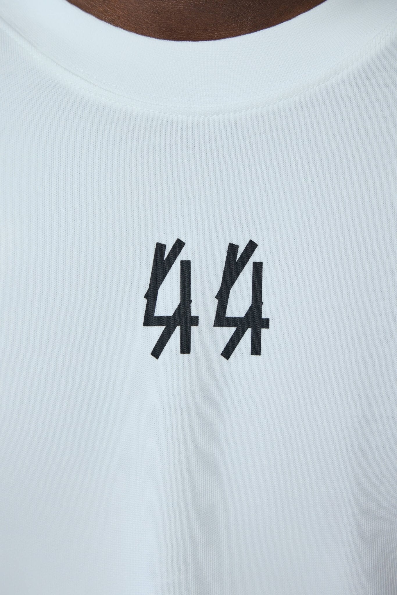 Tee Jersey Optical White + 44 Black