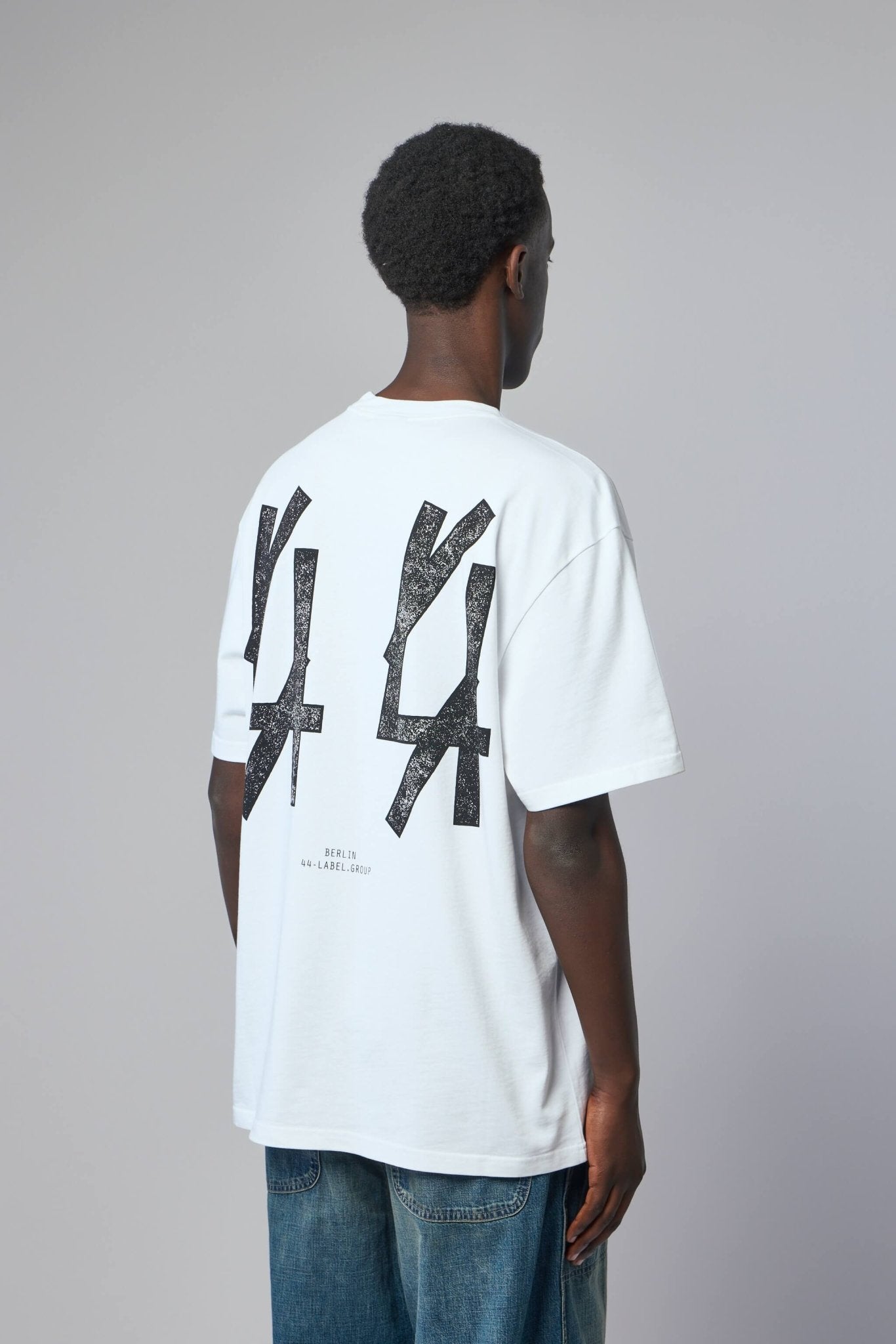 Tee Jersey Optical White + Blacklisted Black