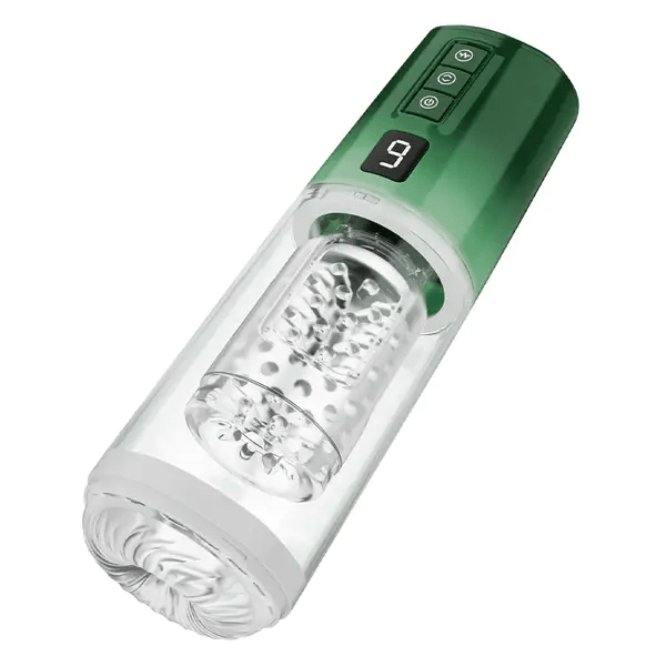Lustytime - 8 Thrusting & Rotation Masturbator Cup - Male Masturbator product image for intimate wellness and personal care