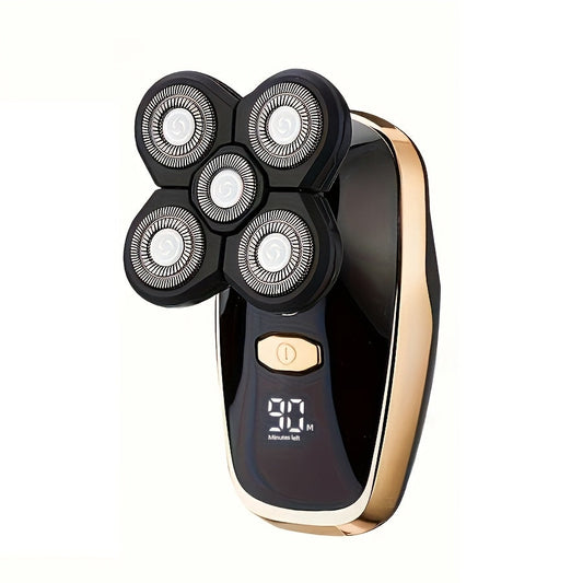 Five-Blade Cordless Electric Razor Set for Men