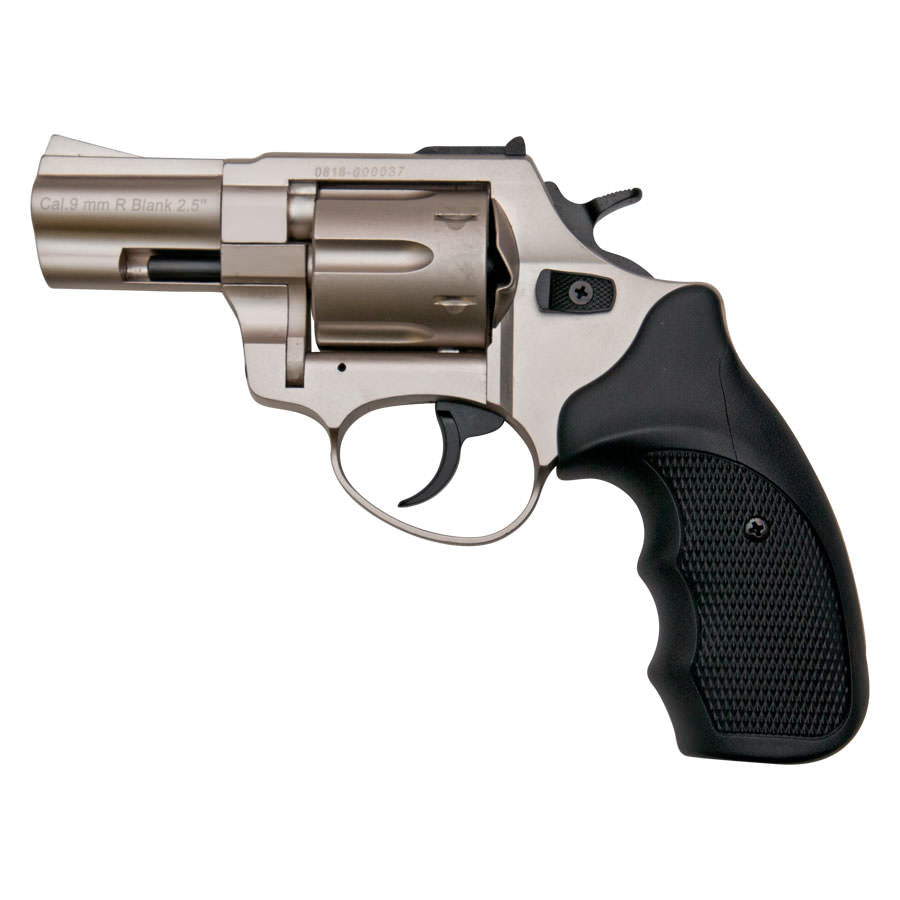 Stalker R1 2.5" Barrel Revolver Satin Finish - 9mm Zoraki Blank Firing Gun