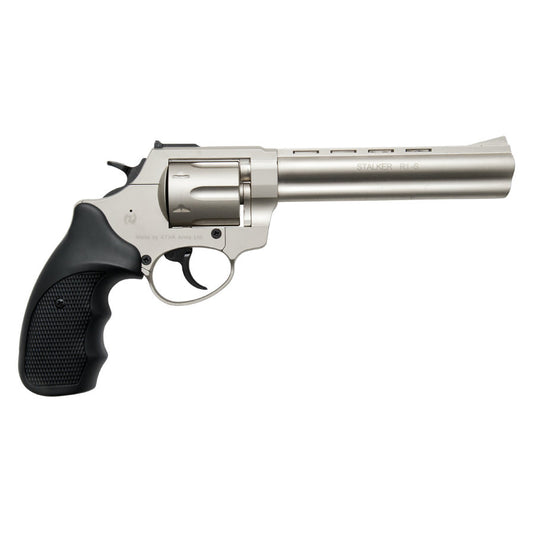 Stalker R1 6" Barrel Revolver Satin Finish - 9mm Zoraki Blank Firing Gun