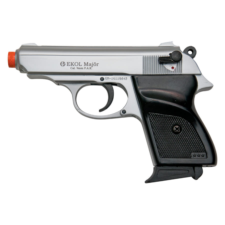 MVP Front Firing Blank Replica Gun - Nickel Finish - TOPHATTER'S ARMORY DEALS
