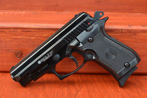 P29 Semi Automatic Front Fire Blank Flare Gun Black Finish