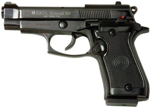 Special 99 V85 Front Fire Blank Flare Gun Black Finish