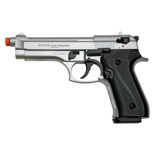 V92F Nickel Finish - Front Firing Blank Gun