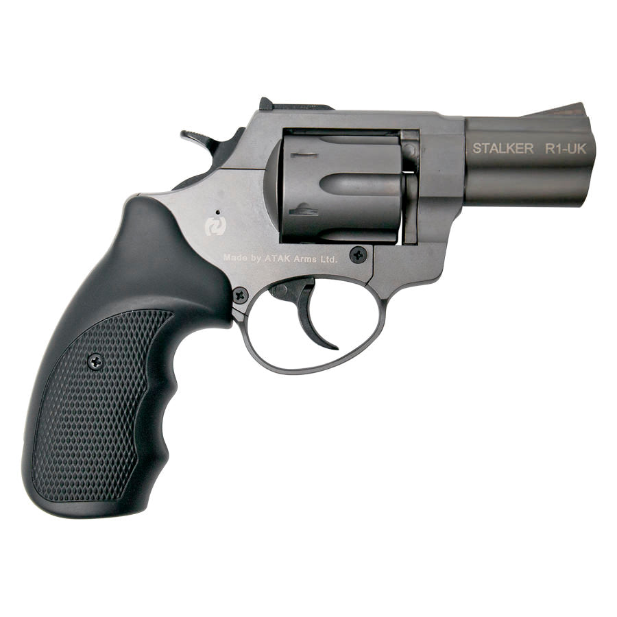 Stalker R1 2.5" Barrel Revolver Fume Finish - 9mm Zoraki Blank Firing Gun
