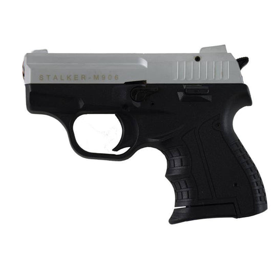 Stalker M906 Silver Finish - 9mm Blank Firing Replica Zoraki Gun