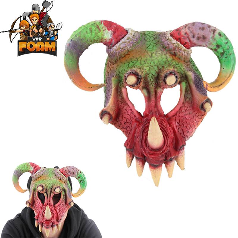 Fantasy Mythical Wild Creature Horn Mask For Cosplay Halloween Masquerade - TOPHATTER'S ARMORY DEALS