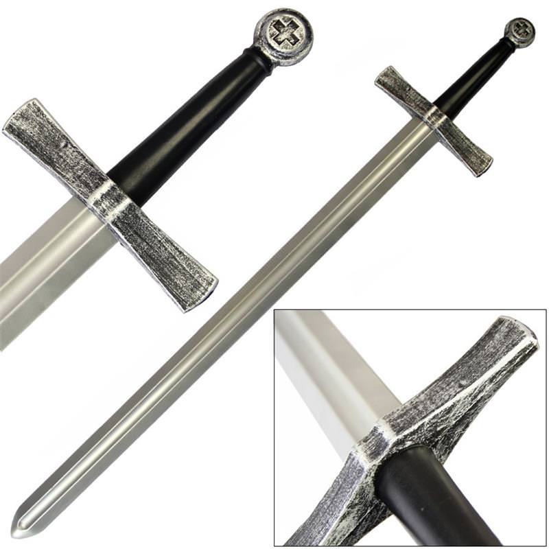 44" Knights Templar Crusader Medieval LARP Sword - TOPHATTER'S ARMORY DEALS